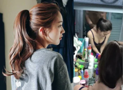 Cô bé chổng đít ra cho anh nhét vào dễ